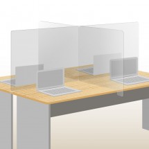 Cloison de bureau en méthacrylate