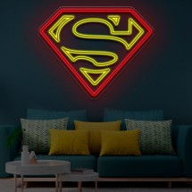 Néon inspiration Logo superman