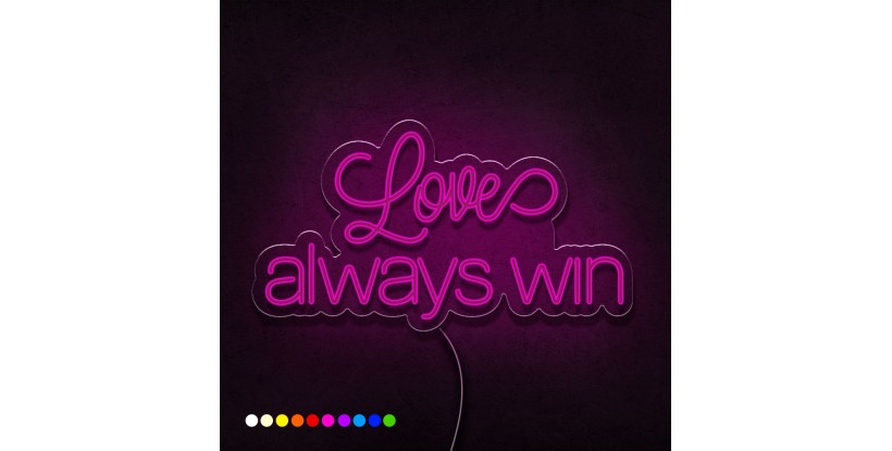 Neón Love always win