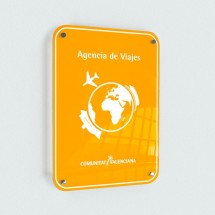 Plaque de Tourisme Actif Communauté Valencienne