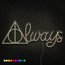 Neon Always Deathly Hallows