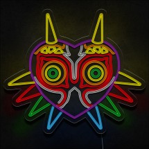 Néon Zelda masque de Majora