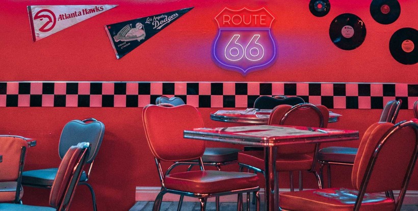 Neon route 66