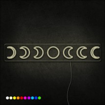 Néon phases de lune