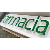 Letras farmacia led