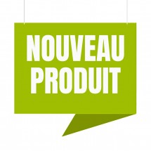 Affiche suspendue "Nouveau produit"