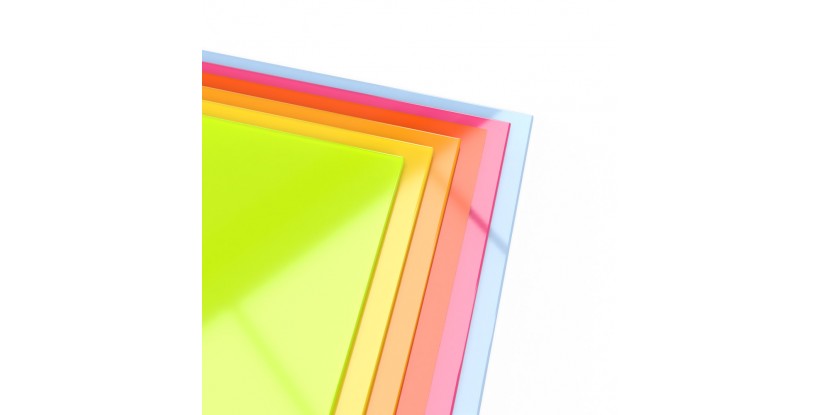 Plexiglas fluorescent