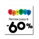 Cartel ofertas -60% globitos