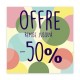 Cartel ofertas -50% circulitos