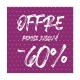 L'affiche offre -60% de points