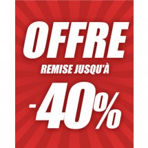 Affiche offre -40% Medi Market