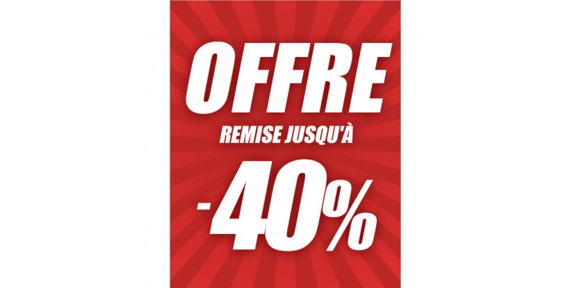 Affiche offre -40% Medi Market