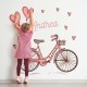 Vinilo Infantil Bicicleta Rosa