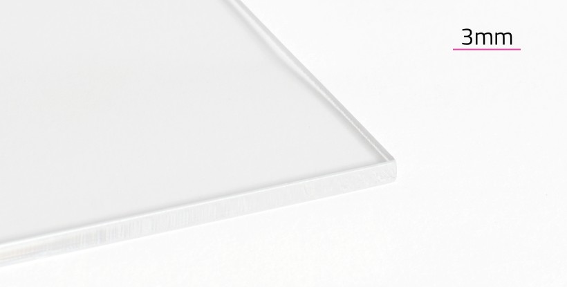 Plexiglas transparent 3mm