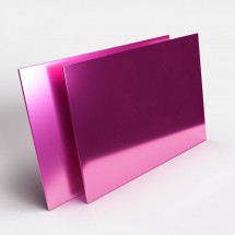 Plexiglas miroir fuchsia