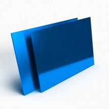 Plexiglas miroir bleu clair