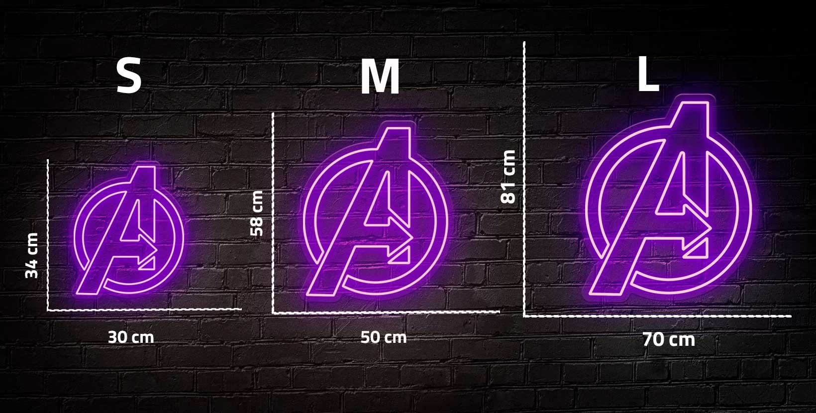 Lampe Neon Avengers à Prix Carrefour