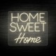 Néon lettres HOME SWEET HOME