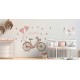 Vinilo Infantil Bicicleta Rosa