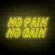 Neón ' NO PAIN NO GAME'