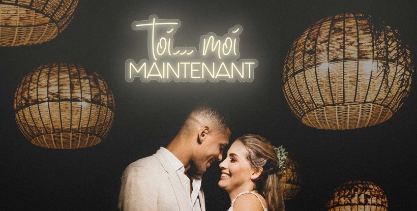 Néon de Marriage TOI MOI MAINTENANT