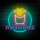 Neon led flex French Fries